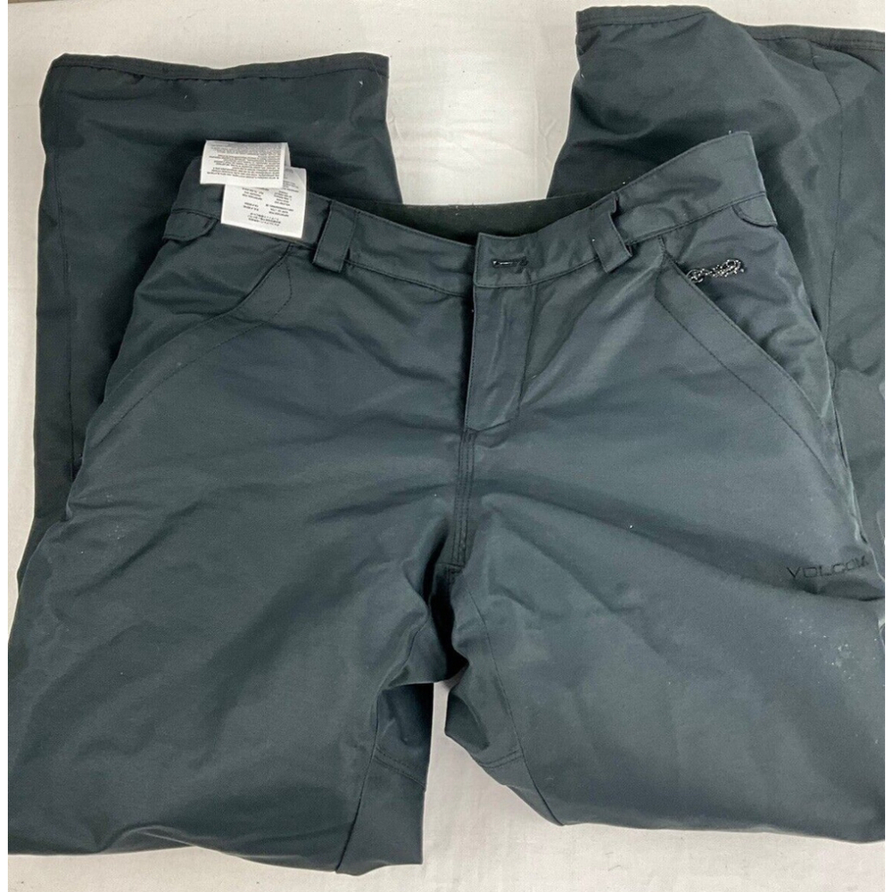 Volcom Snowboard Pants Youth XL Black Nylon Snowboard Ski Outdoors Sports